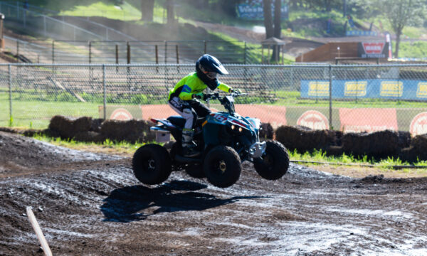 NXgen racer coming through the whoop section NXgen racer coming through the whoop section of Washougal race track