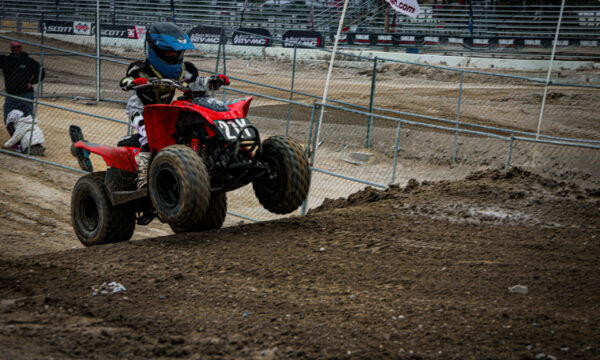 NXgen racer coming over a jump NXgen racer coming over a jump