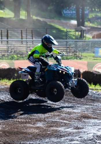 NXgen racer coming through the whoop section of Washougal race track