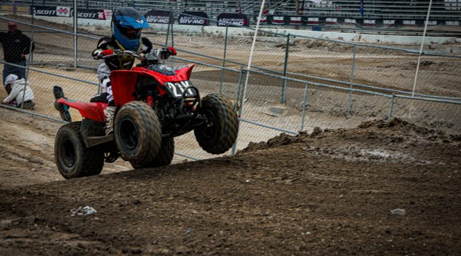 NXgen racer coming over a jump